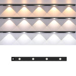 Barre lumineuse rechargeable à détecteur de mouvement pour armoire, avec télécommande, 20cm, 30cm, 40cm, 60cm, 80cm