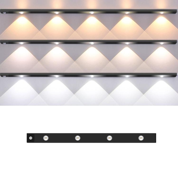 Barre lumineuse rechargeable à détecteur de mouvement pour armoire, avec télécommande, 20cm, 30cm, 40cm, 60cm, 80cm