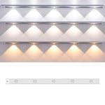 Barre lumineuse rechargeable à détecteur de mouvement pour armoire, avec télécommande, 20cm, 30cm, 40cm, 60cm, 80cm