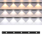 Barre lumineuse rechargeable à détecteur de mouvement pour armoire, avec télécommande, 20cm, 30cm, 40cm, 60cm, 80cm