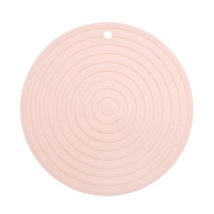 Tapis isolant rond en silicone de qualité alimentaire, antidérapant et anti-brûlure pour cuisine
