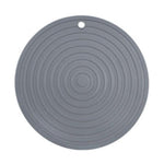 Tapis isolant rond en silicone de qualité alimentaire, antidérapant et anti-brûlure pour cuisine