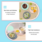 Tapis isolant rond en silicone de qualité alimentaire, antidérapant et anti-brûlure pour cuisine