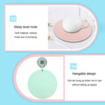Tapis isolant rond en silicone de qualité alimentaire, antidérapant et anti-brûlure pour cuisine