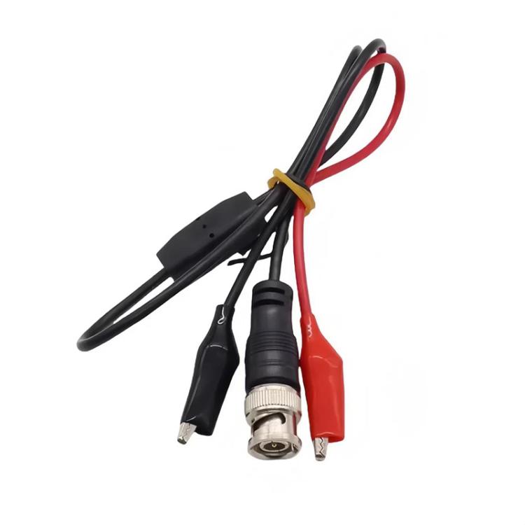 Câble sonde oscilloscope BNC mâle vers 2 pinces crocodile câble de test signal Q9, 0,5m, 1m, 1,5m
