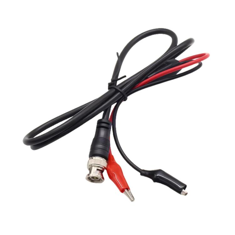 Câble sonde oscilloscope BNC mâle vers 2 pinces crocodile câble de test signal Q9, 0,5m, 1m, 1,5m