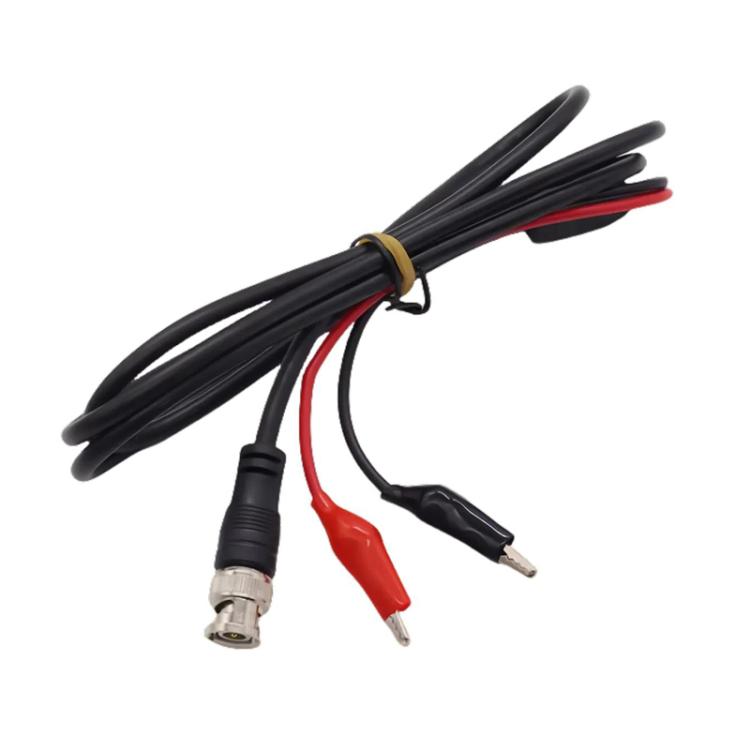 Câble sonde oscilloscope BNC mâle vers 2 pinces crocodile câble de test signal Q9, 0,5m, 1m, 1,5m