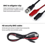 Câble sonde oscilloscope BNC mâle vers 2 pinces crocodile câble de test signal Q9, 0,5m, 1m, 1,5m