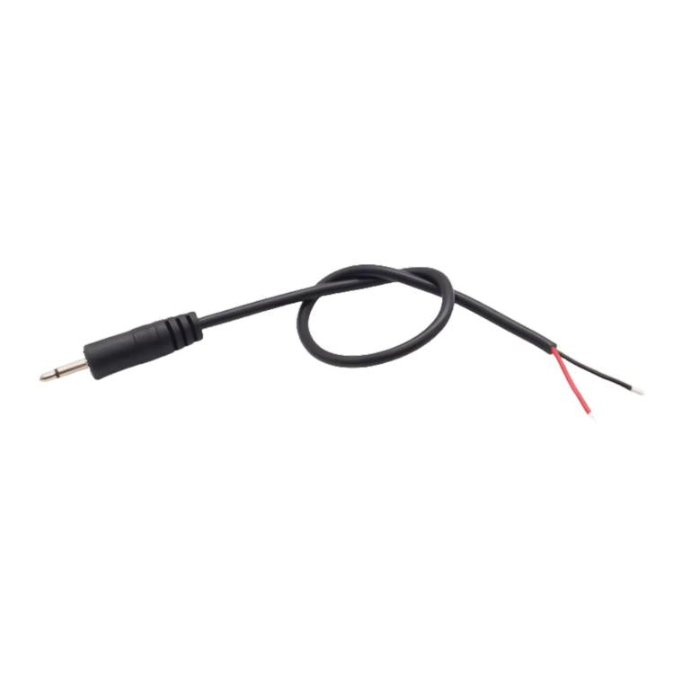 Câble mono 2 broches AUX tête simple câble audio haut-parleur cordon d'alimentation audio, longueur : 25 cm, mâle 2,5 mm, femelle 2,5 mm, mâle 3,5 mm, femelle 3,5 mm