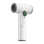 Sèche-cheveux sans fil avec moteur haute vitesse de 30 000 tr/min, air froid/chaud réglable sur 100 niveaux, batterie longue durée de 15 600 mAh