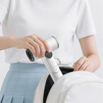 Sèche-cheveux sans fil avec moteur haute vitesse de 30 000 tr/min, air froid/chaud réglable sur 100 niveaux, batterie longue durée de 15 600 mAh