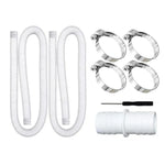 Tuyau de piscine 32mm + connecteur + tournevis pour Intex 300 GPH/530 GPH, tuyau blanc 1,5m, tuyau bleu 1,5m, tuyau bleu 1m, tuyau blanc 1m