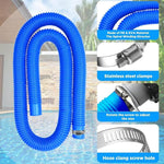 Tuyau de piscine 32mm + connecteur + tournevis pour Intex 300 GPH/530 GPH, tuyau blanc 1,5m, tuyau bleu 1,5m, tuyau bleu 1m, tuyau blanc 1m
