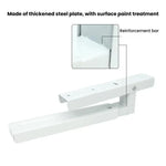 2 pcs / ensemble Support pliant rétractable pour four à micro-ondes en acier au carbone, étagère de cuisine