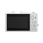 Appareil photo numérique HD W1 5K 75MP Zoom numérique 18X Enregistreur vidéo WiFi avec écran rabattable, W1 Blanc, W1 Noir