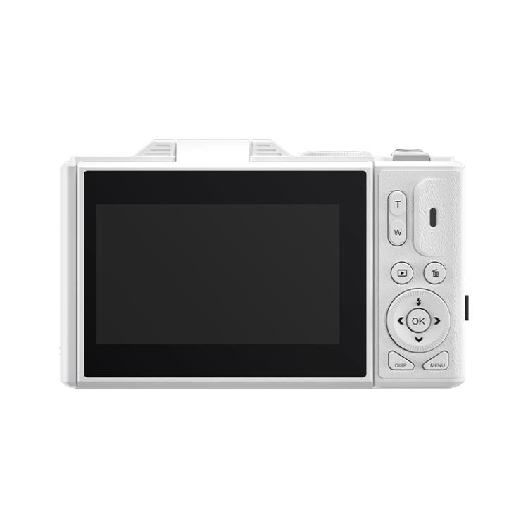 Appareil photo numérique HD W1 5K 75MP Zoom numérique 18X Enregistreur vidéo WiFi avec écran rabattable, W1 Blanc, W1 Noir
