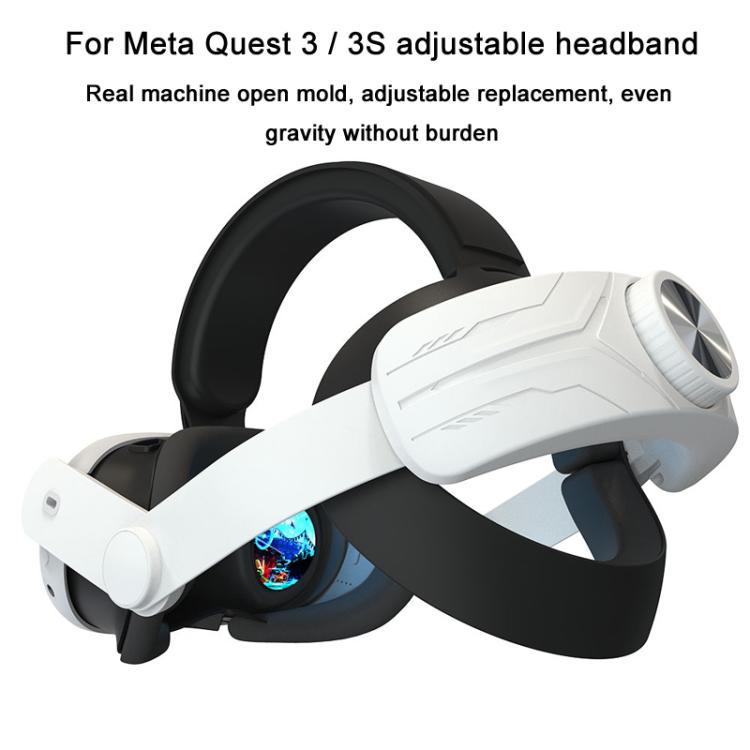 Pour Meta Quest 3 / 3S Bandeau réglable Sans Pression sur le Visage Accessoires de Sangle de Tête VR