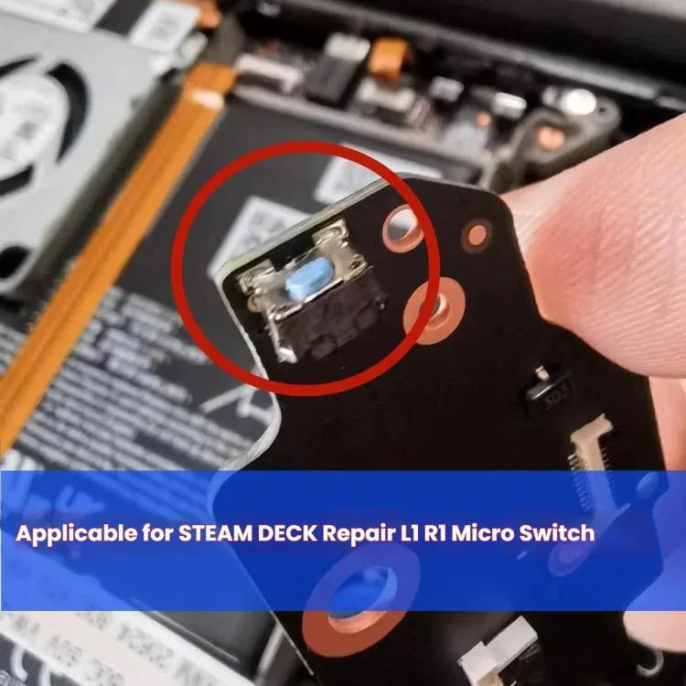 Pour Steam Deck, 10 touches de tranche L1 R1, micro-interrupteurs L1 R1