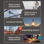 Jauge d'épaisseur de revêtement de film de peinture trois usages en fer, aluminium et zinc Mingzheng