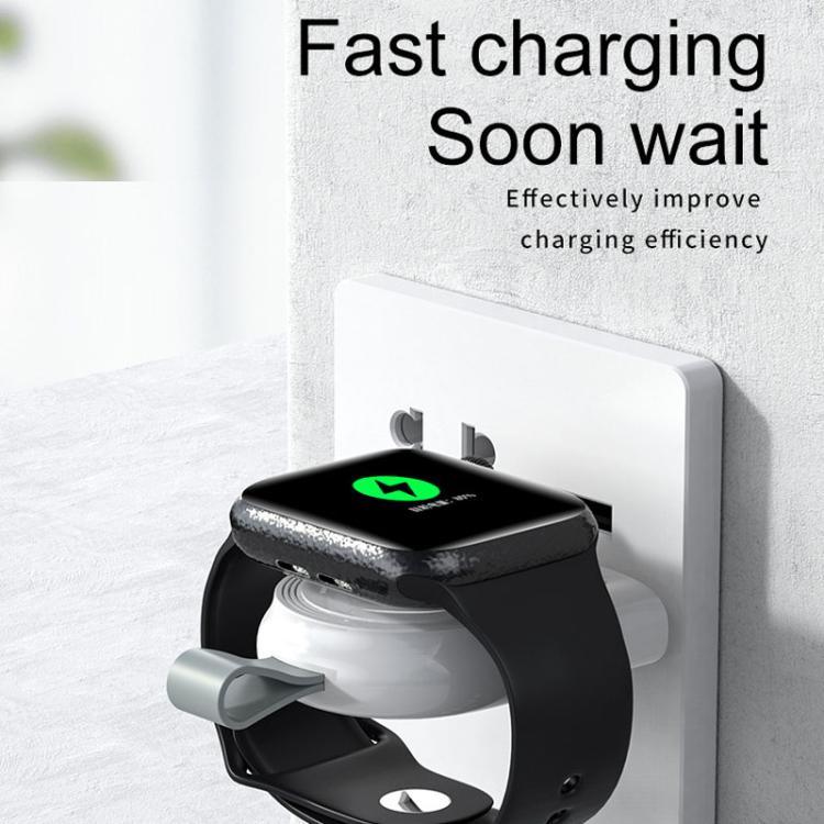 Chargeur sans fil magnétique portable USB-C pour Apple Watch 1/2/3/4/5/6/7/8/9/10/SE