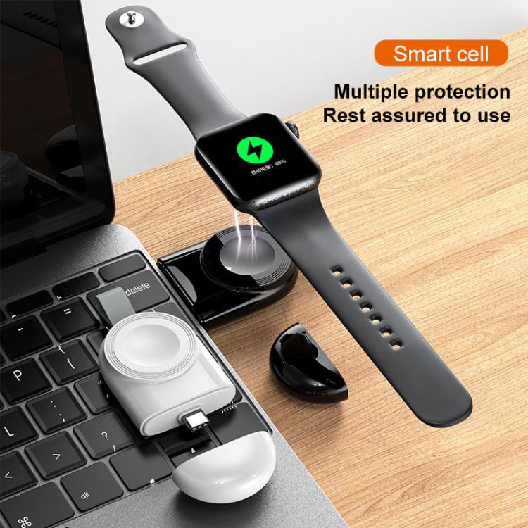Chargeur sans fil magnétique portable USB-C pour Apple Watch 1/2/3/4/5/6/7/8/9/10/SE