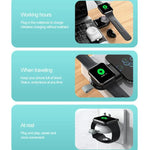 Chargeur sans fil magnétique portable USB-C pour Apple Watch 1/2/3/4/5/6/7/8/9/10/SE