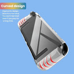 Coque monobloc transparente en TPU pour Nintendo Switch 2, antidérapante et protectrice intégrale.
