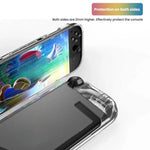 Coque monobloc transparente en TPU pour Nintendo Switch 2, antidérapante et protectrice intégrale.