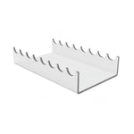 1 support de présentation transparent en acrylique pour pinceaux de maquillage, 1 pièce, 2 pièces