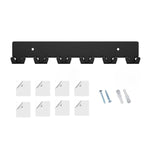 1pc Support mural 6 crochets pour clés, en métal, pour couloir, 1 pièce, 2 pièces