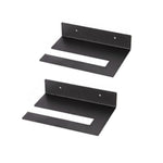 1 support mural en métal pour skateboard pour garage salon, 1 pièce, 2 pièces