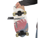 1 support mural en métal pour skateboard pour garage salon, 1 pièce, 2 pièces