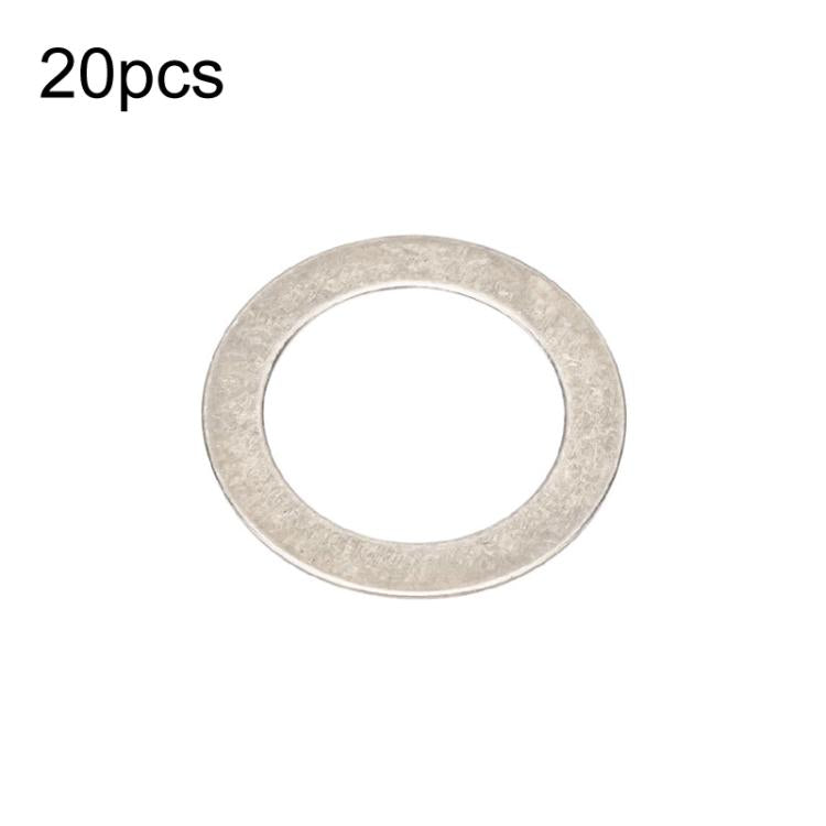 ZTTO Rondelle en acier inoxydable pour pédale de vélo, joint de protection de disque pour VTT, 20 pièces