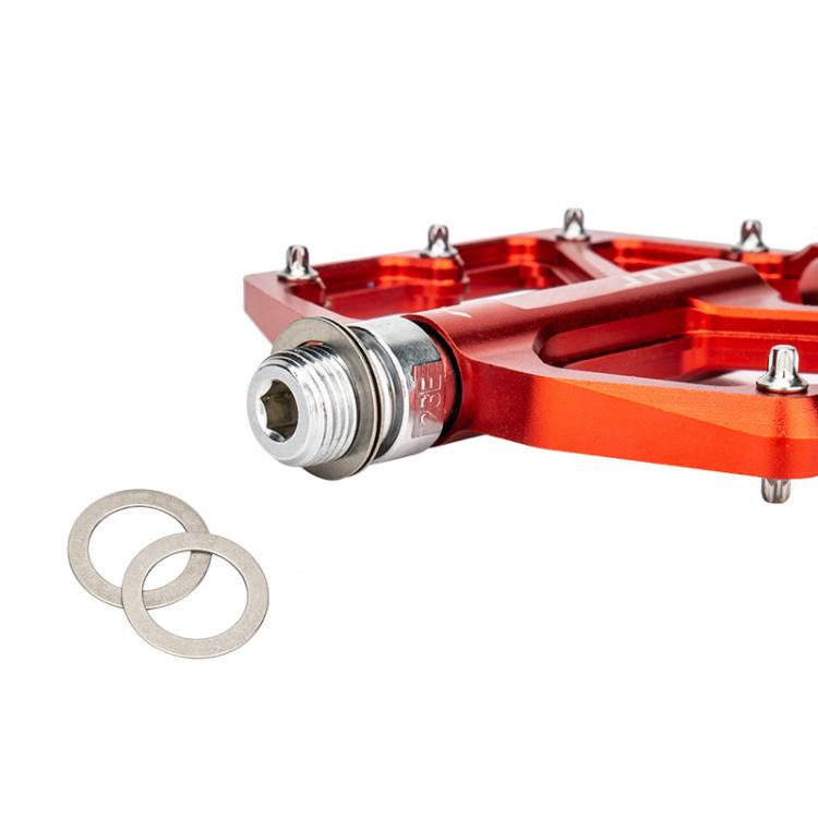 ZTTO Rondelle en acier inoxydable pour pédale de vélo, joint de protection de disque pour VTT, 20 pièces