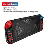 Coque de protection double pour Nintendo Switch 2 (PC + TPU) avec panneaux, disponible en noir et blanc.