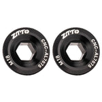 2 pièces ZTTO Couvercle de manivelle en alliage d'aluminium pour vélo, vis de manivelle pour VTT, M18 Noir, M18 Rouge, M18 Bleu, M19 Noir, M19 Rouge, M19 Bleu, M20 Noir, M20 Rouge, M20 Bleu