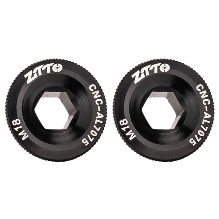 2 pièces ZTTO Couvercle de manivelle en alliage d'aluminium pour vélo, vis de manivelle pour VTT, M18 Noir, M18 Rouge, M18 Bleu, M19 Noir, M19 Rouge, M19 Bleu, M20 Noir, M20 Rouge, M20 Bleu