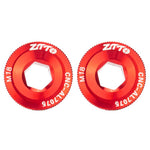 2 pièces ZTTO Couvercle de manivelle en alliage d'aluminium pour vélo, vis de manivelle pour VTT, M18 Noir, M18 Rouge, M18 Bleu, M19 Noir, M19 Rouge, M19 Bleu, M20 Noir, M20 Rouge, M20 Bleu