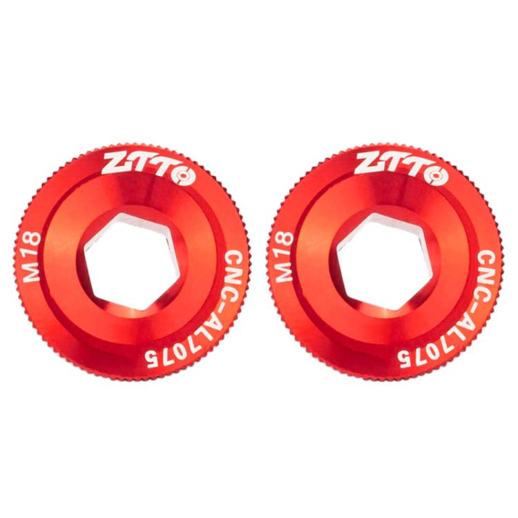 2 pièces ZTTO Couvercle de manivelle en alliage d'aluminium pour vélo, vis de manivelle pour VTT, M18 Noir, M18 Rouge, M18 Bleu, M19 Noir, M19 Rouge, M19 Bleu, M20 Noir, M20 Rouge, M20 Bleu