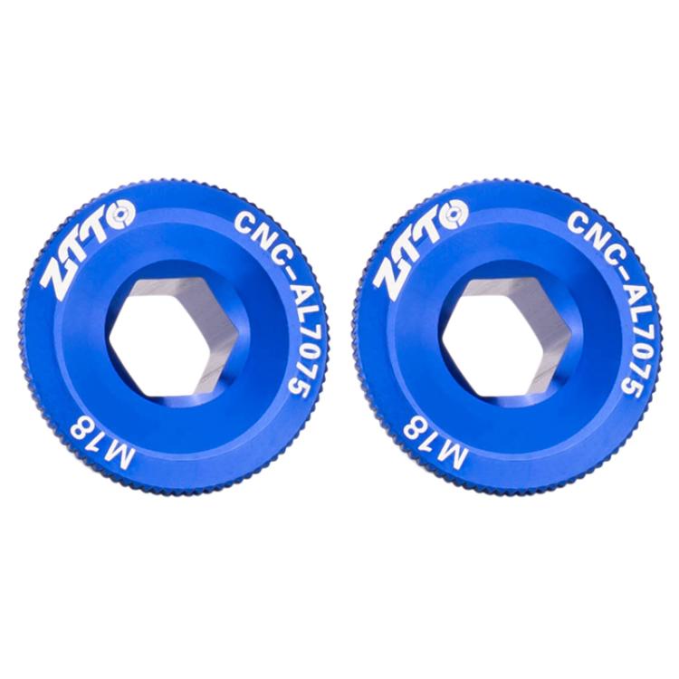 2 pièces ZTTO Couvercle de manivelle en alliage d'aluminium pour vélo, vis de manivelle pour VTT, M18 Noir, M18 Rouge, M18 Bleu, M19 Noir, M19 Rouge, M19 Bleu, M20 Noir, M20 Rouge, M20 Bleu