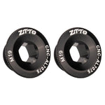 2 pièces ZTTO Couvercle de manivelle en alliage d'aluminium pour vélo, vis de manivelle pour VTT, M18 Noir, M18 Rouge, M18 Bleu, M19 Noir, M19 Rouge, M19 Bleu, M20 Noir, M20 Rouge, M20 Bleu