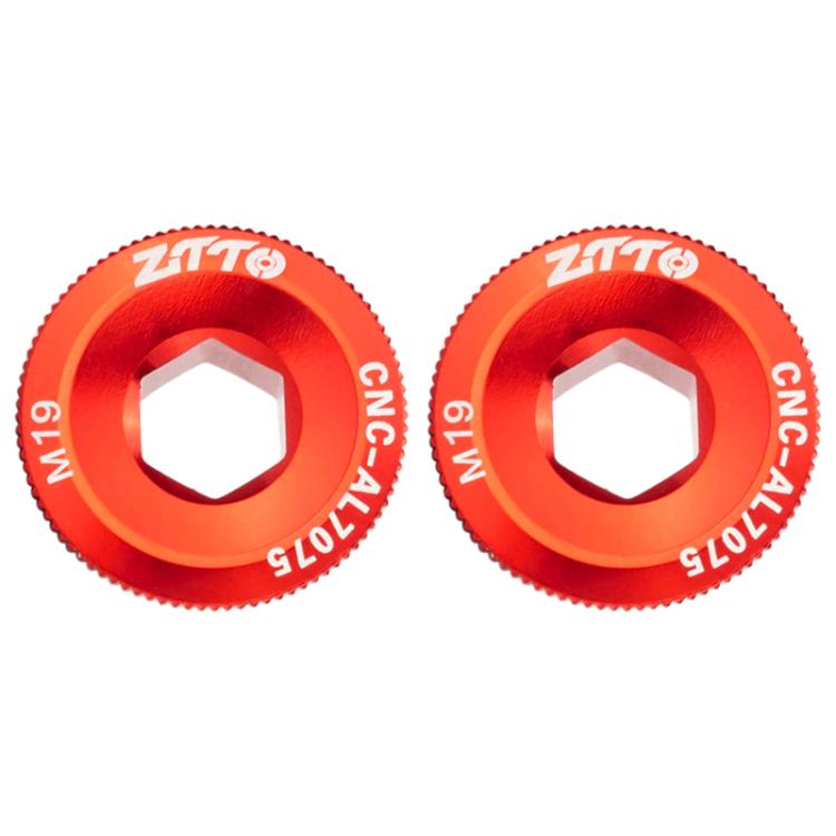 2 pièces ZTTO Couvercle de manivelle en alliage d'aluminium pour vélo, vis de manivelle pour VTT, M18 Noir, M18 Rouge, M18 Bleu, M19 Noir, M19 Rouge, M19 Bleu, M20 Noir, M20 Rouge, M20 Bleu