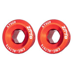2 pièces ZTTO Couvercle de manivelle en alliage d'aluminium pour vélo, vis de manivelle pour VTT, M18 Noir, M18 Rouge, M18 Bleu, M19 Noir, M19 Rouge, M19 Bleu, M20 Noir, M20 Rouge, M20 Bleu