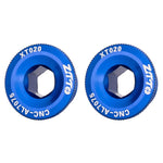2 pièces ZTTO Couvercle de manivelle en alliage d'aluminium pour vélo, vis de manivelle pour VTT, M18 Noir, M18 Rouge, M18 Bleu, M19 Noir, M19 Rouge, M19 Bleu, M20 Noir, M20 Rouge, M20 Bleu
