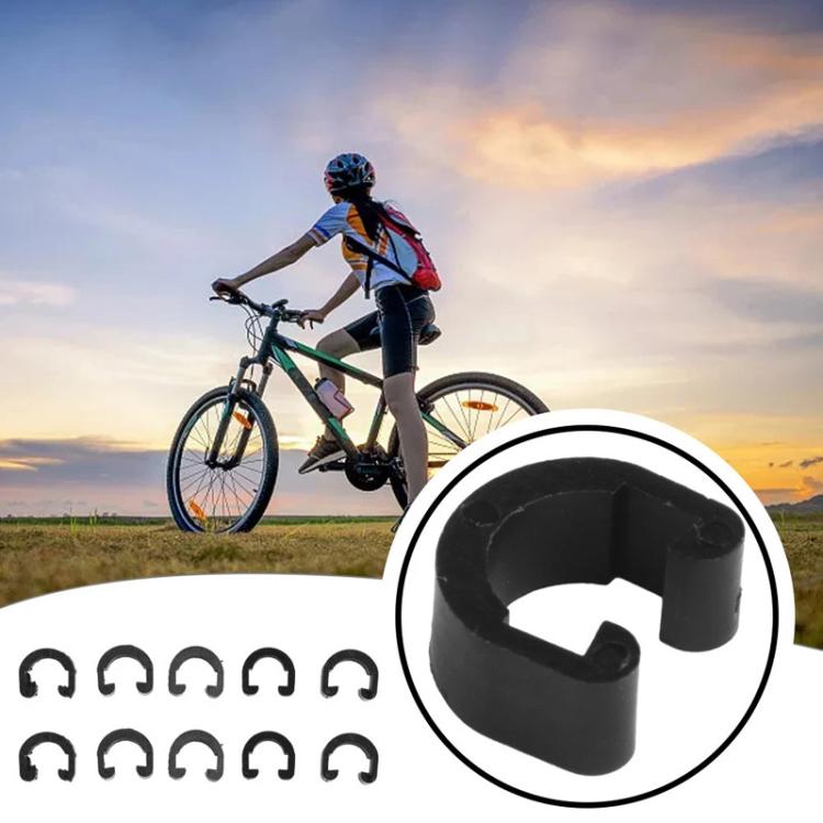 50 clips en plastique ZTTO pour câble de dérailleur et frein de vélo de montagne