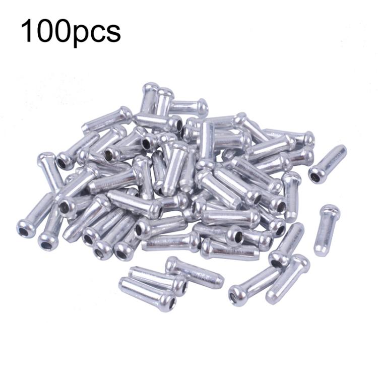 100 capuchons en aluminium ZTTO pour câble de frein et dérailleur de vélo de montagne
