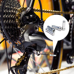 100 capuchons en aluminium ZTTO pour câble de frein et dérailleur de vélo de montagne