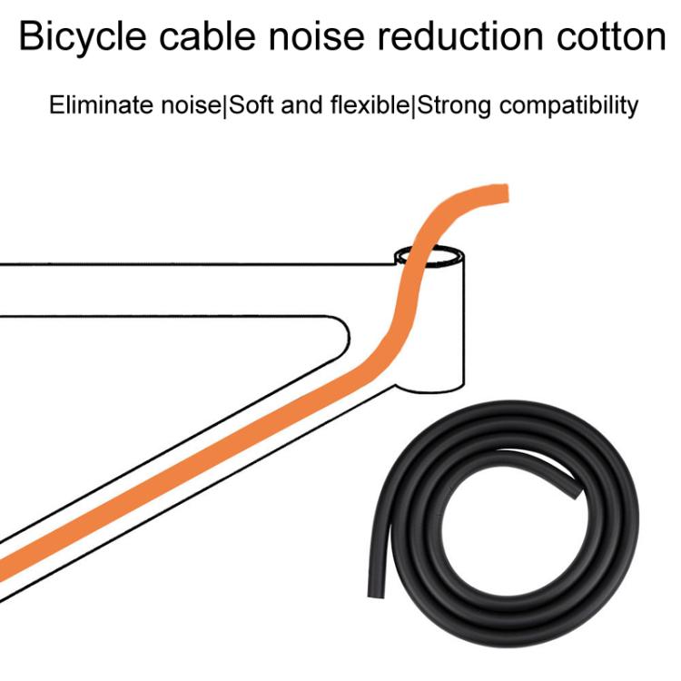 2 tubes en mousse insonorisante anti-vibrations pour câble de frein et dérailleur de vélo ZTTO, longueur 1,5 m