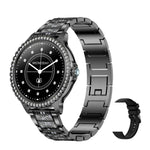 Appels Bluetooth, assistant vocal IA, montre connectée étanche pour le sport