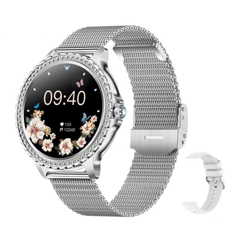 Appels Bluetooth, assistant vocal IA, montre connectée étanche pour le sport